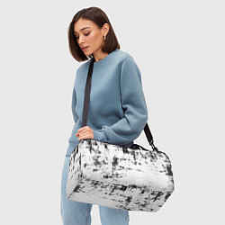 Сумки спортивные Color black and white, цвет: 3D-принт — фото 2