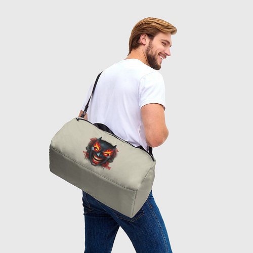 Спортивная сумка Огенный Бэтмент / 3D-принт – фото 3