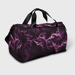 Сумки спортивные Lightning pink glow, цвет: 3D-принт