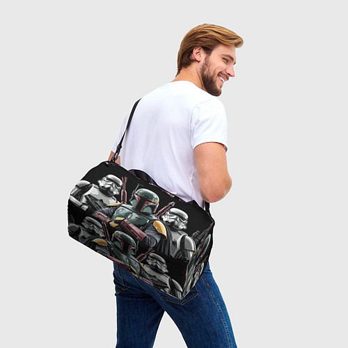 Спортивная сумка Боба Фетт звездные войны / 3D-принт – фото 3