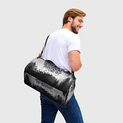 Сумки спортивные Гранж каллиграфия, цвет: 3D-принт — фото 2