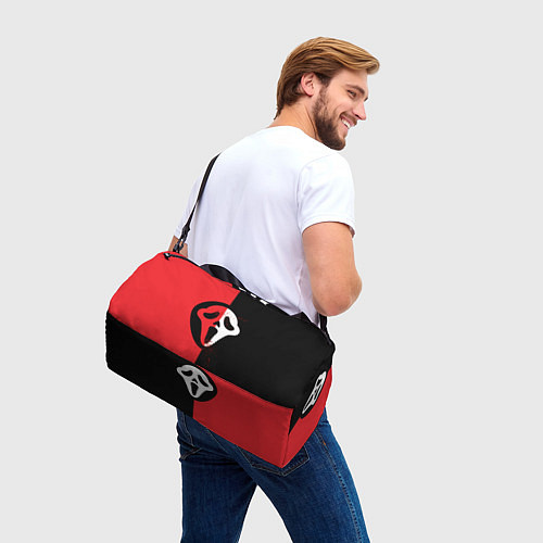 Спортивная сумка Маска крик / 3D-принт – фото 3