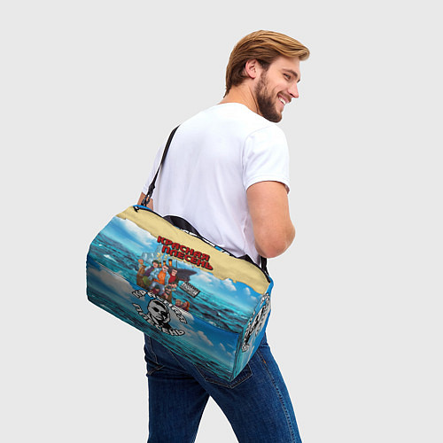 Спортивная сумка Красная Плесень - Бульбец Титанику / 3D-принт – фото 3