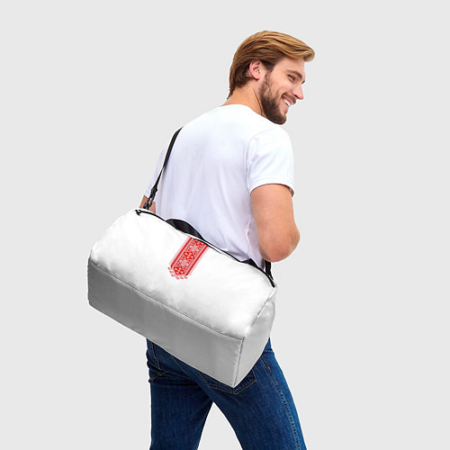 Спортивная сумка Славянская стилистика Русича / 3D-принт – фото 3