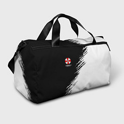 Сумки спортивные Umbrella Corp - black and white, цвет: 3D-принт