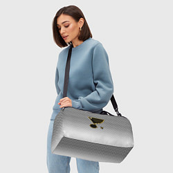 Сумки спортивные Сент Луис Блюз - белый градиент, цвет: 3D-принт — фото 2