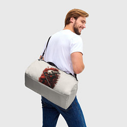 Сумки спортивные Демоническая панда самурай - нейроарт, цвет: 3D-принт — фото 2