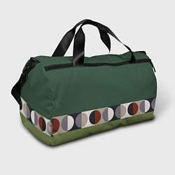 Сумки спортивные Луна Малевича сосновый зеленый, цвет: 3D-принт