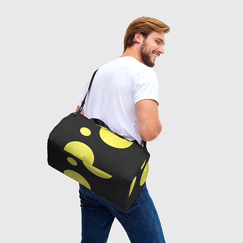 Спортивная сумка Лава лампа макро баланс абстракция / 3D-принт – фото 3