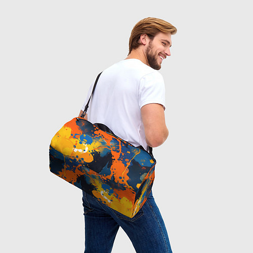 Спортивная сумка Краска на стене / 3D-принт – фото 3