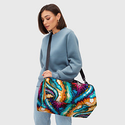 Сумки спортивные Разноцветный узор, цвет: 3D-принт — фото 2