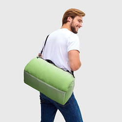 Сумки спортивные Градиент нежно-зеленый, цвет: 3D-принт — фото 2