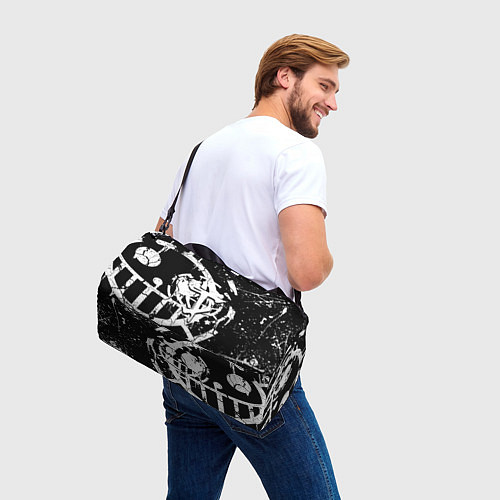 Спортивная сумка Doom smile game / 3D-принт – фото 3