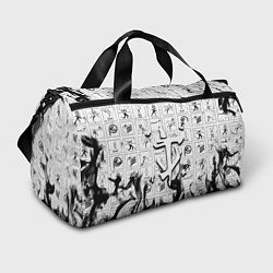 Сумки спортивные Doom x portal fire, цвет: 3D-принт