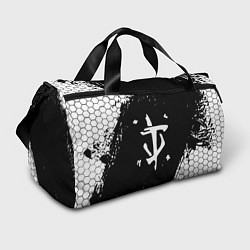 Сумки спортивные Doom соты краски, цвет: 3D-принт