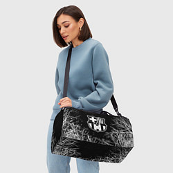 Сумки спортивные Barcelona деревья белые ночь, цвет: 3D-принт — фото 2