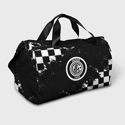 Сумки спортивные Inter клетка краски, цвет: 3D-принт