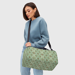 Сумки спортивные Обои в цветочек, цвет: 3D-принт — фото 2
