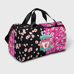 Сумки спортивные Liverpool весенние цветы, цвет: 3D-принт