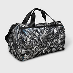 Сумки спортивные Abstraction cyber pattern - ai art fantasy, цвет: 3D-принт