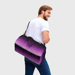 Сумки спортивные Проступающий череп аметистовый, цвет: 3D-принт — фото 2