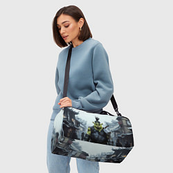 Сумки спортивные Шрек панк в доспехах, цвет: 3D-принт — фото 2