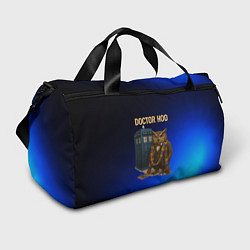 Сумки спортивные Doctor Hoo сова у телефонной будки, цвет: 3D-принт
