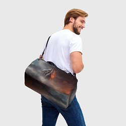 Сумки спортивные Всадник на лошади из тумана, цвет: 3D-принт — фото 2