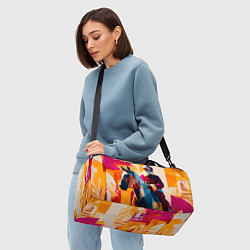 Сумки спортивные Дед Мороз на коне, цвет: 3D-принт — фото 2