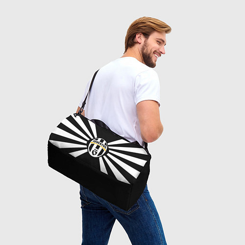 Спортивная сумка Ювентус линии / 3D-принт – фото 3