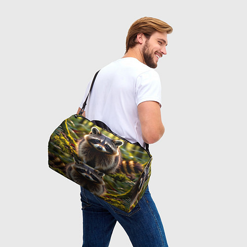 Спортивная сумка Полоскун / 3D-принт – фото 3