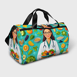 Сумки спортивные Здоровое питание с экспертом, цвет: 3D-принт
