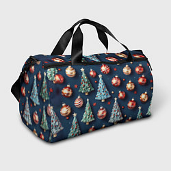 Сумки спортивные Новгодний паттерн, цвет: 3D-принт
