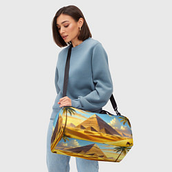 Сумки спортивные Величие пирамид на закате, цвет: 3D-принт — фото 2
