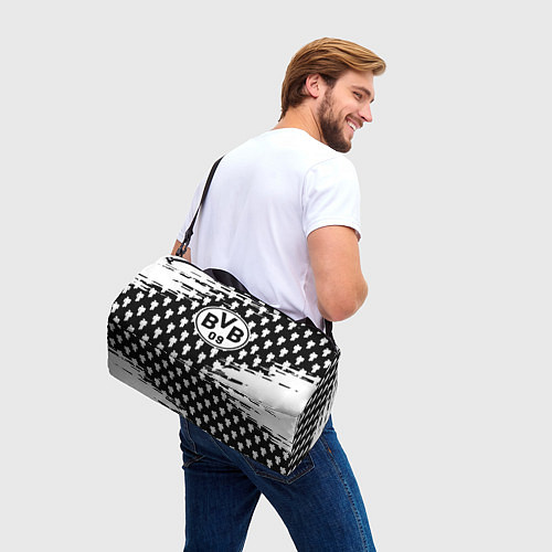 Спортивная сумка Borussia люди краски / 3D-принт – фото 3