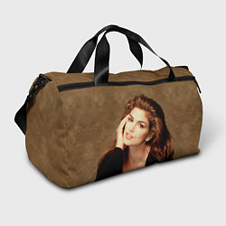 Сумки спортивные Синди Кроуфорд, цвет: 3D-принт