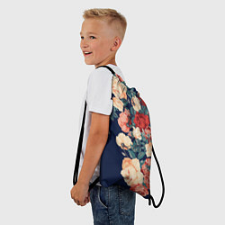 Рюкзак-мешок Fashion flowers, цвет: 3D-принт — фото 2