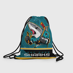 Рюкзак-мешок San Jose Sharks, цвет: 3D-принт