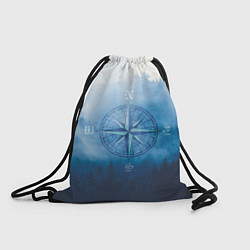Рюкзак-мешок Компас приключений, цвет: 3D-принт