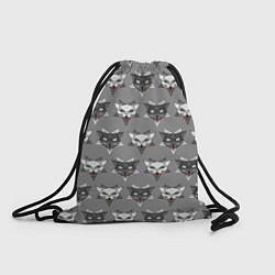 Рюкзак-мешок Злые котики, цвет: 3D-принт