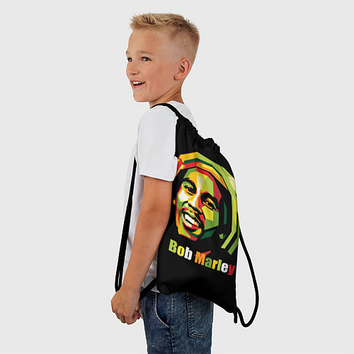 Мешок для обуви Bob Marley Smile / 3D-принт – фото 3