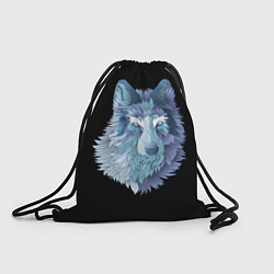 Рюкзак-мешок Седой волк, цвет: 3D-принт