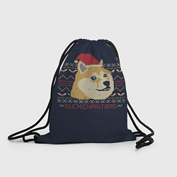 Рюкзак-мешок Doge Such Christmas, цвет: 3D-принт