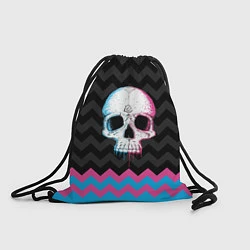 Рюкзак-мешок Colored Skull, цвет: 3D-принт
