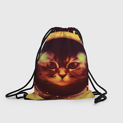 Рюкзак-мешок Кот космонавт, цвет: 3D-принт