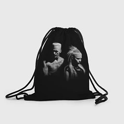 Рюкзак-мешок Die Antwoord: Black, цвет: 3D-принт