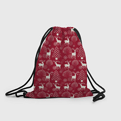 Рюкзак-мешок Олени, цвет: 3D-принт