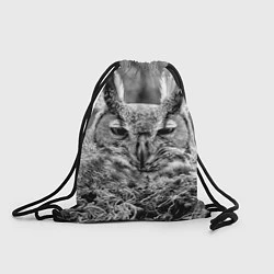Рюкзак-мешок Ночной филин, цвет: 3D-принт