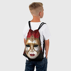 Рюкзак-мешок Венецианская маска, цвет: 3D-принт — фото 2