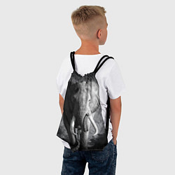 Рюкзак-мешок Бегущий слон, цвет: 3D-принт — фото 2